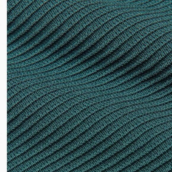 Babaton Aritzia Sculpt Knit Racer Cropped Tank Emerald Green Women’s size Large - Picture 10 of 11